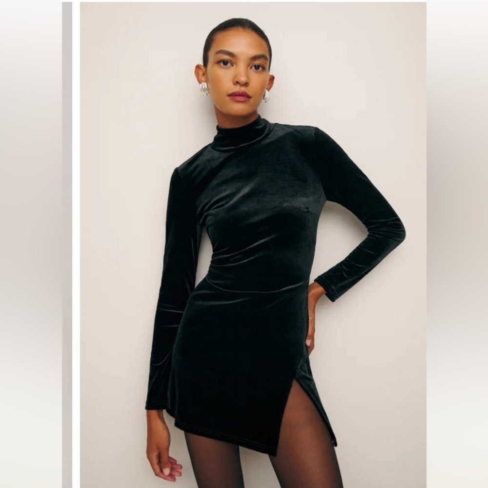 Reformation Libra Velvet Dress